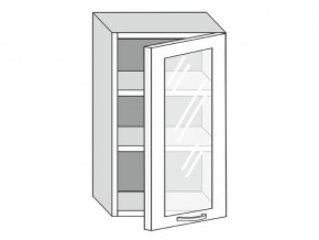 19.50.3 Шкаф настенный (h=913) на 500мм с 1-ой стекл. дверцей в Верхней Туре - verhnyaya-tura.magazinmebel.ru | фото