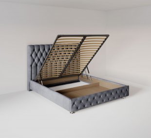 Кровать Версаль 1.6 м с подъемным механизмом в Верхней Туре - verhnyaya-tura.magazinmebel.ru | фото - изображение 4