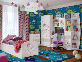 Детская комната Юниор-2 Принцесса 1 в Верхней Туре - verhnyaya-tura.magazinmebel.ru | фото