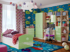 Детская комната Юниор-2 Салатовый металлик в Верхней Туре - verhnyaya-tura.magazinmebel.ru | фото - изображение 1