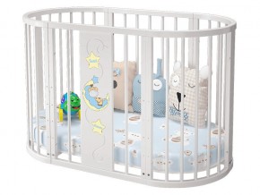 Детская кроватка белая Эстель в Верхней Туре - verhnyaya-tura.magazinmebel.ru | фото