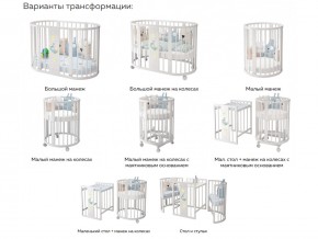 Детская кроватка белая Эстель в Верхней Туре - verhnyaya-tura.magazinmebel.ru | фото - изображение 2