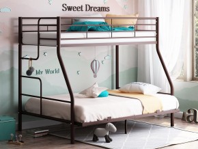 Двухъярусная кровать Гранада-3 140 коричневый в Верхней Туре - verhnyaya-tura.magazinmebel.ru | фото - изображение 1