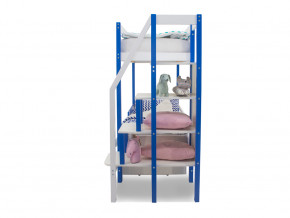 Двухъярусная кровать Svogen с ящиками сине-белый в Верхней Туре - verhnyaya-tura.magazinmebel.ru | фото - изображение 4