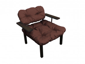 Кресло Дачное коричневая подушка в Верхней Туре - verhnyaya-tura.magazinmebel.ru | фото