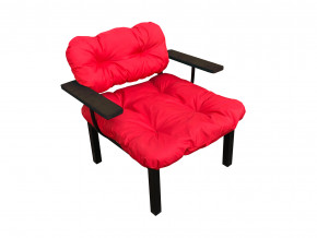 Кресло Дачное красная подушка в Верхней Туре - verhnyaya-tura.magazinmebel.ru | фото