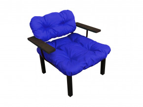 Кресло Дачное синяя подушка в Верхней Туре - verhnyaya-tura.magazinmebel.ru | фото