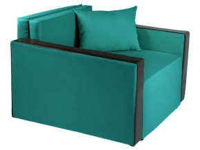 Кресло-кровать Милена с подлокотниками рогожка emerald в Верхней Туре - verhnyaya-tura.magazinmebel.ru | фото