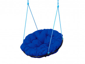 Кресло Папасан подвесное синяя подушка в Верхней Туре - verhnyaya-tura.magazinmebel.ru | фото