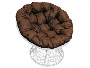 Кресло Папасан с ротангом коричневая подушка в Верхней Туре - verhnyaya-tura.magazinmebel.ru | фото - изображение 1