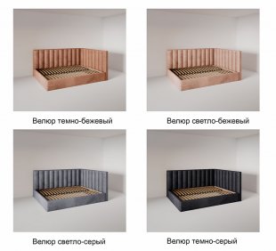 Кровать Вертикаль угловая 0.9 м с ортопедическим основанием в Верхней Туре - verhnyaya-tura.magazinmebel.ru | фото - изображение 6
