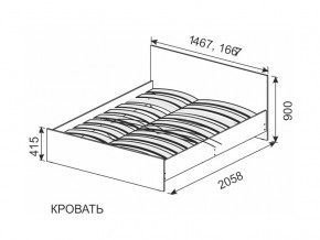 Кровать 1600х2000 ортопедическое основание в Верхней Туре - verhnyaya-tura.magazinmebel.ru | фото