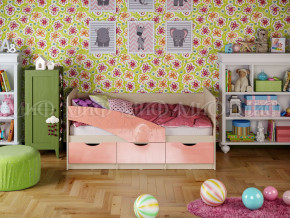 Кровать Бабочки 1600 Розовый металлик в Верхней Туре - verhnyaya-tura.magazinmebel.ru | фото