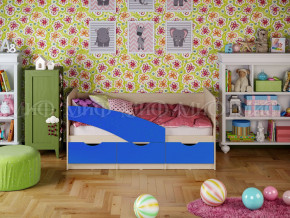 Кровать Бабочки 1600 Синий в Верхней Туре - verhnyaya-tura.magazinmebel.ru | фото