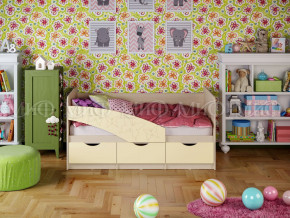 Кровать Бабочки 1600 Ваниль в Верхней Туре - verhnyaya-tura.magazinmebel.ru | фото - изображение 1