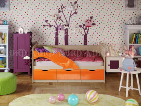 Кровать Дельфин-1 1600 Оранжевый металлик в Верхней Туре - verhnyaya-tura.magazinmebel.ru | фото - изображение 1