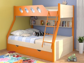 Кровать Дельта 20.02 оранжевая в Верхней Туре - verhnyaya-tura.magazinmebel.ru | фото