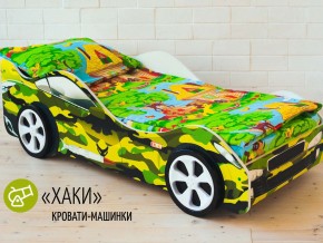 Кровать детская машина Хаки в Верхней Туре - verhnyaya-tura.magazinmebel.ru | фото - изображение 2