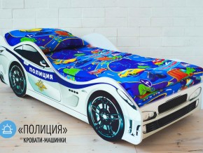 Кровать детская машина Полиции в Верхней Туре - verhnyaya-tura.magazinmebel.ru | фото