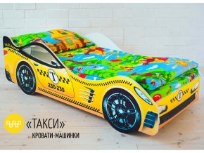 Кровать детская машина Такси в Верхней Туре - verhnyaya-tura.magazinmebel.ru | фото