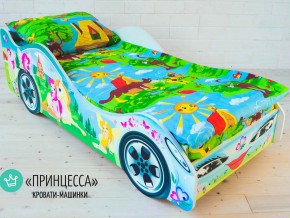 Кровать детская машинка Принцесса в Верхней Туре - verhnyaya-tura.magazinmebel.ru | фото