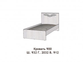 Кровать Диана 900 в Верхней Туре - verhnyaya-tura.magazinmebel.ru | фото - изображение 2