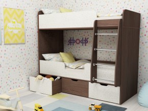 Кровать двухъярусная Малыш двойняшка бодега-феритейл в Верхней Туре - verhnyaya-tura.magazinmebel.ru | фото