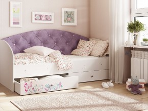Кровать Эльза Белый-фиолетовый в Верхней Туре - verhnyaya-tura.magazinmebel.ru | фото - изображение 1