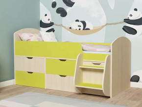 Кровать Малыш-7 Дуб-лайм в Верхней Туре - verhnyaya-tura.magazinmebel.ru | фото
