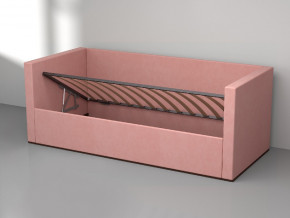 Кровать мягкая с подъёмным механизмом арт. 030 розовый в Верхней Туре - verhnyaya-tura.magazinmebel.ru | фото - изображение 2
