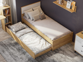 Кровать одинарная Милан выкатная с настилом в Верхней Туре - verhnyaya-tura.magazinmebel.ru | фото - изображение 1