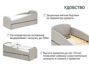 Кровать с ящиком Letmo халва (рогожка) в Верхней Туре - verhnyaya-tura.magazinmebel.ru | фото - изображение 11