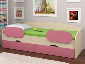 Кровать Соня 2 дуб молочный-розовый в Верхней Туре - verhnyaya-tura.magazinmebel.ru | фото - изображение 2