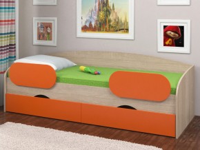 Кровать Соня 2 сонома-оранжевый в Верхней Туре - verhnyaya-tura.magazinmebel.ru | фото - изображение 2
