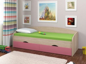 Кровать Соня 2 сонома-розовый в Верхней Туре - verhnyaya-tura.magazinmebel.ru | фото - изображение 1