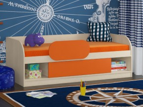 Кровать Соня 4 дуб молочный-оранжевый в Верхней Туре - verhnyaya-tura.magazinmebel.ru | фото - изображение 3