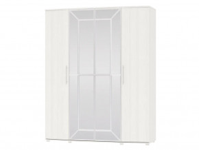 Шкаф 4-х дверный Амели 4-5200 Рамух белый в Верхней Туре - verhnyaya-tura.magazinmebel.ru | фото - изображение 1
