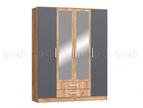 Шкаф для одежды 4-дверный в Верхней Туре - verhnyaya-tura.magazinmebel.ru | фото