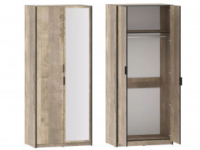 Шкаф для одежды Фолк НМ 014.03 фасад с зеркалом в Верхней Туре - verhnyaya-tura.magazinmebel.ru | фото - изображение 1
