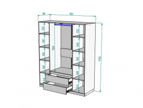 Шкаф Malta light H302 Белый в Верхней Туре - verhnyaya-tura.magazinmebel.ru | фото - изображение 2