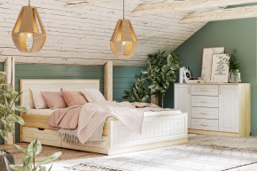 Спальня Оливия с комодом в Верхней Туре - verhnyaya-tura.magazinmebel.ru | фото - изображение 1