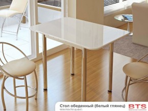 Стол обеденный белый глянец в Верхней Туре - verhnyaya-tura.magazinmebel.ru | фото