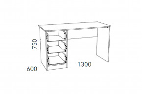 Стол письменный Фанк НМ 011.47-01 М2 в Верхней Туре - verhnyaya-tura.magazinmebel.ru | фото - изображение 3