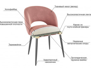 Стул Моли велюр синий в Верхней Туре - verhnyaya-tura.magazinmebel.ru | фото - изображение 2