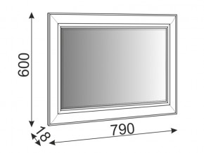 Зеркало Саванна М07 в Верхней Туре - verhnyaya-tura.magazinmebel.ru | фото - изображение 2